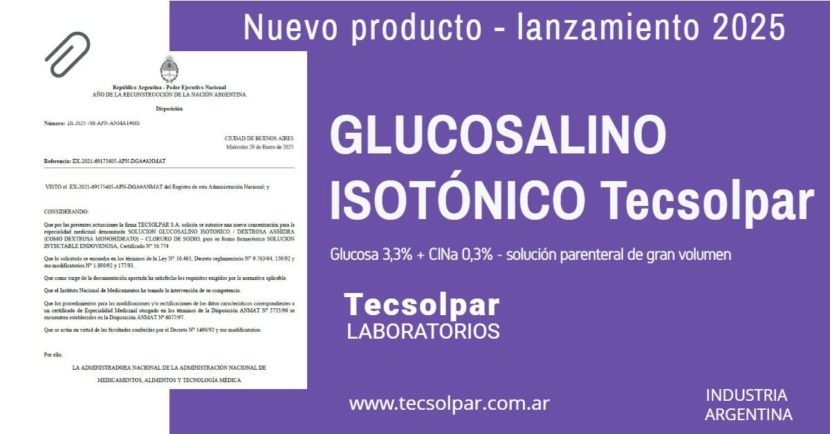 Glucosalino Isotónico Tecsolpar®
